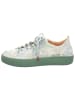 Think! Leder-Sneakers in Weiß/ Grün/ Bunt 