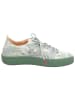 Think! Leder-Sneakers in Weiß/ Grün/ Bunt 