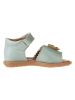 kmins Skórzane sandały w kolorze turkusowym