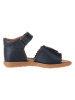 kmins Skórzane sandały w kolorze granatowym