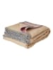 Rice Plaid beige/lichtroze - (L)200 x (B)140 cm