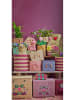 Rice 2-delige set: manden beige/paars - (H)40 x Ø 42 cm