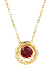 Park Avenue Vergulde ketting met Swarovski-kristal - (L)40 cm