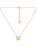 Park Avenue Rosévergold. Halskette mit Swarovski Kristallen - (L)40 cm