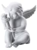 Rosenthal Figurka dekoracyjna "Angel with lantern" w kolorze białym - 5 x 6 x 6 cm