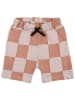Turtledove London Shorts in Beige/ Orange
