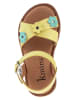 kmins Leren sandalen geel