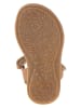 kmins Skórzane sandały w kolorze jasnobrązowym
