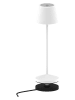 lumisky Lampa stołowa LED w kolorze białym - Ø 7,5 x wys. 20 cm