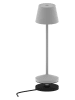 lumisky Lampa stołowa LED w kolorze szarym - Ø 7,5 x wys. 20 cm