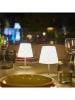 lumisky Lapmy stołowe LED (2 szt.) w kolorze biało-oliwkowym - Ø 11 x wys. 16 cm