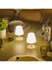 lumisky Lapmy stołowe LED (2 szt.) w kolorze biało-beżowym - Ø 11 x wys. 16 cm