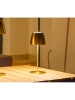 lumisky Lampa stołowa LED "Orlum" w kolorze złotym - Ø 12 x wys. 30 cm