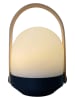 lumisky Lampa solarna LED "Aura" w kolorze biało-czarnym - wys. 18 x Ø 27 cm