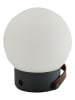 lumisky Lampa solarna LED "Globy Nomad" w kolorze biało-czarnym - wys. 14 x Ø 22,4 cm