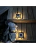 lumisky 8-delige set: ledbuitenlampen "Quadry" zwart