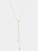 CARATELLI Gold-Halskette "Cordou" mit Diamanten - (L)42 cm