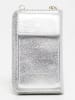 Victor & Hugo Paris Leder-Geldbörse "Nicki" in Silber - (B)19 x (H)11 x (T)2 cm