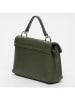 Victor & Hugo Paris Skórzana torebka "Yuna" w kolorze khaki - 31 x 22 x 10 cm