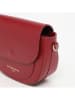 Victor & Hugo Paris Leder-Umhängetasche "Aya" in Bordeaux - (B)17 x (H)23 x (T)7,5 cm