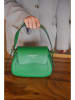 Victor & Hugo Paris Leren handtas "Laura" groen - (B)23 x (H)18 x (D)9 cm