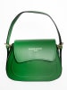 Victor & Hugo Paris Leren handtas "Laura" groen - (B)23 x (H)18 x (D)9 cm