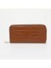 Victor & Hugo Paris Leder-Geldbörse "Eni" in Braun - (B)19 x (H)10 x (T)3 cm
