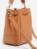 Victor & Hugo Paris Leder-Schultertasche " Mini Livy" in Hellbraun - (B)18 x (H)21,5 x (T)11 cm