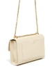 Victor & Hugo Paris Leder-Umhängetasche "Atom" in Creme - (B)23 x (H)15,5 x (T)6,5 cm