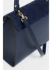 Victor & Hugo Paris Leder-Henkeltasche "Shak" in Dunkelblau - (B)23,5 x (H)20 x (T)10 cm