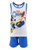 MICKEY Pyjama "Mickey" in Blau/ Weiß
