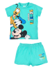 MICKEY 2-częściowy zestaw "Mickey" w kolorze turkusowym ze wzorem