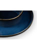 Trendy Kitchen by EXCÉLSA 12-częściowy zestaw talerzy "Northern Blue" w kolorze granatowym