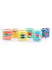 Trendy Kitchen by EXCÉLSA 6er-Set: Gläser "Corfu" in Bunt - 350 ml