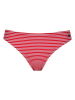 Naturana Bikini-Hose in Rot/ Weiß