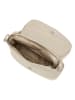 Mia Tomazzi Leren schoudertas goudkleurig - (B)28 x (H)20 x (D)8 cm