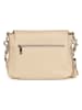 Mia Tomazzi Leder-Umhängetasche in Beige - (B)28 x (H)20 x (T)8 cm