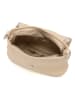 Mia Tomazzi Leder-Umhängetasche in Beige - (B)28 x (H)20 x (T)8 cm