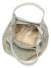Mia Tomazzi Leder-Henkeltasche in Grün/ Bunt - (B)24 x (H)21 x (T)13 cm