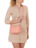 Mia Tomazzi Leder-Umhängetasche in Rosa - (B)23 x (H)16 x (T)11 cm