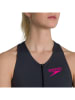 Speedo Triathlontop "Proton" zwart/grijs
