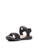 Clarks Leder-Sandalen in Schwarz