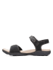 Clarks Skórzane sandały w kolorze czarnym