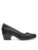 Clarks Leder-Pumps in Schwarz