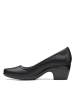 Clarks Leder-Pumps in Schwarz