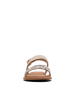 Clarks Leder-Sandalen in Beige/ Schwarz