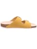 Legero Skórzane klapki "Clear" w kolorze żółtym