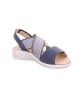 Legero Leder-Keilsandaletten "Fly" in Blau