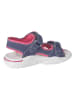 Ricosta Sandalen "Carmen" donkerblauw/roze
