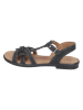 Ricosta Skórzane sandały "Birte" w kolorze czarnym